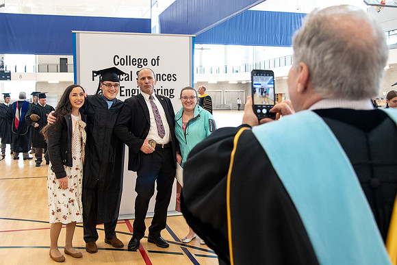 Graduates at Commencement.