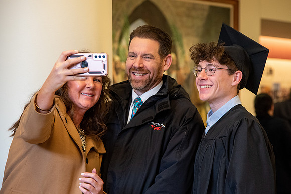 Graduates at Commencement.