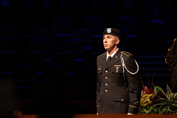 Graduates at Commencement.