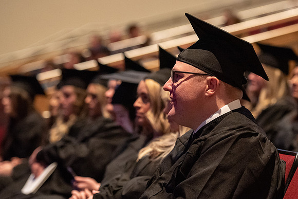 Graduates at Commencement.