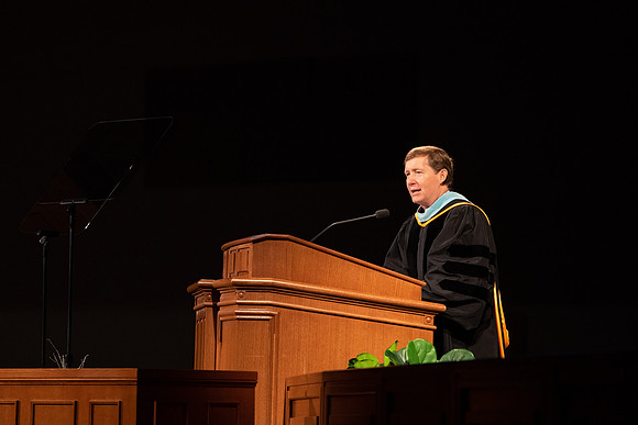 Graduates at Commencement.