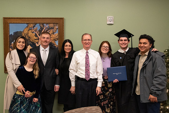 Graduates at Commencement.