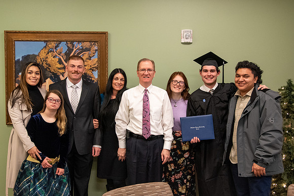 Graduates at Commencement.