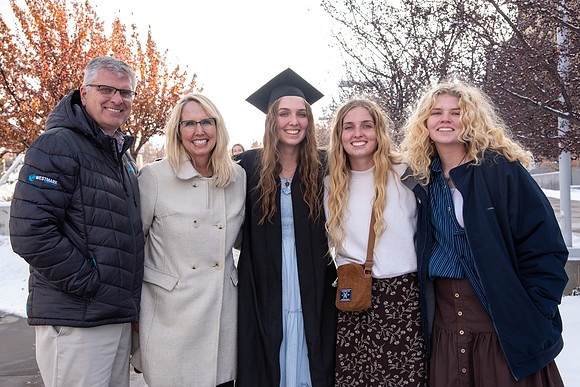Graduates at Commencement.