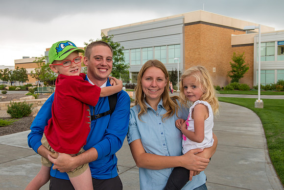 Information Technology, Application Systems Engineer, Ben Wilson and his family.