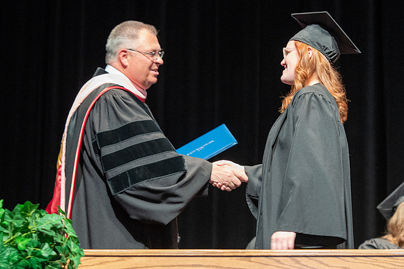 Graduates during Interdisciplinary Studies convocation.