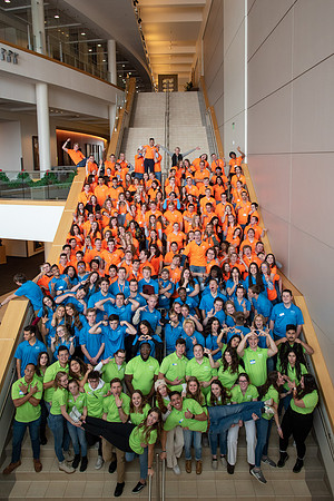 Campus Life students in the I-Center.