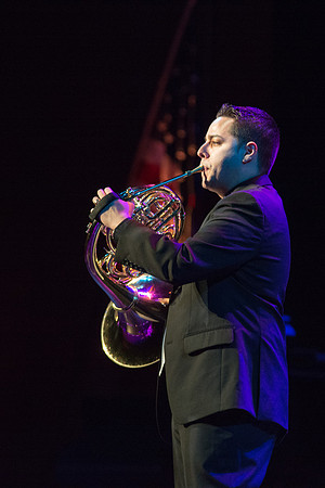 The Brigham Young University-Idaho Choir and Orchestra perform in the Patriots and Pioneers concert, with guest appearance by the Dallas Brass.