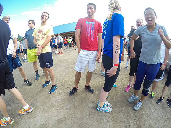 The Viking Race, held by wellness activities, is a great way to go outside with friends and school mates and have fun on an adventurous run.