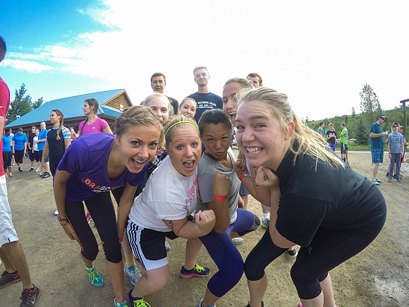 The Viking Race, held by wellness activities, is a great way to go outside with friends and school mates and have fun on an adventurous run.