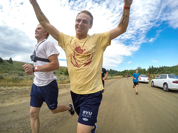 The Viking Race, held by wellness activities, is a great way to go outside with friends and school mates and have fun on an adventurous run.