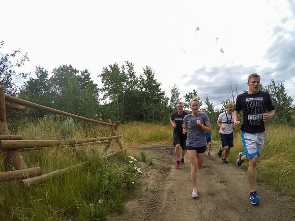 The Viking Race, held by wellness activities, is a great way to go outside with friends and school mates and have fun on an adventurous run.