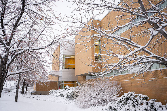 Snowfall on Campus - Feb 2026