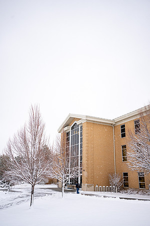 Snowfall on Campus - Feb 2026