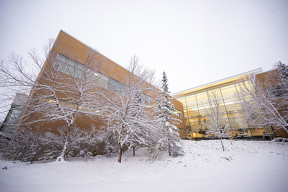 Snowfall on Campus - Feb 2026