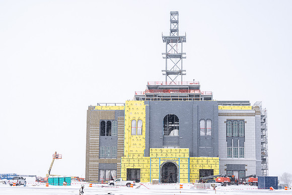 Teton River Idaho Temple Construction - Feb 2026
