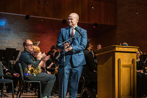 Symphony Band with President Meredith- Feb 2026