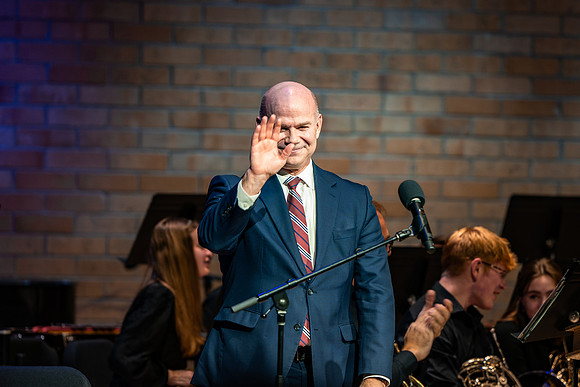 Symphony Band with President Meredith- Feb 2026