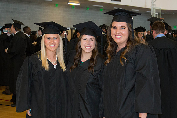 Students and Faculty wait for Processional to begin.