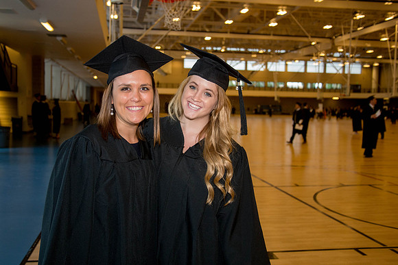 Students walk out of the Processional Ceremony.