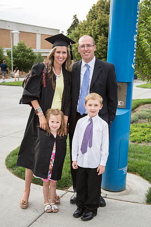 Families wait for Convocation to begin.