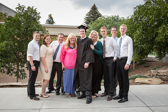 Families wait for Convocation to begin.