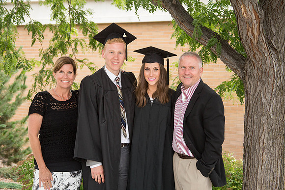 Students and their families wait for Convocation to begin.
