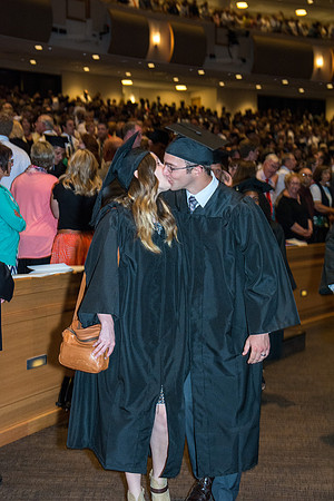 Brigham Young University-Idaho graduates at Commencement ceremony. Photo by Ryan Chase