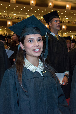 Brigham Young University-Idaho graduates at Commencement ceremony. Photo by Ryan Chase