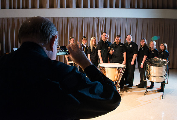 Percussion Ensemble group photo