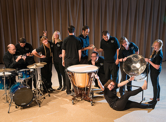 Percussion Ensemble group photo