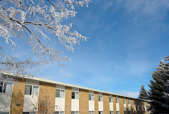 Winter at BYU-Idaho campus