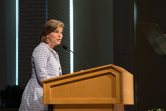 BYU-Idaho Education Week: Strengthening individual and families through lifelong learning. Jane Johnson gives the key note address at the opening ceremony.