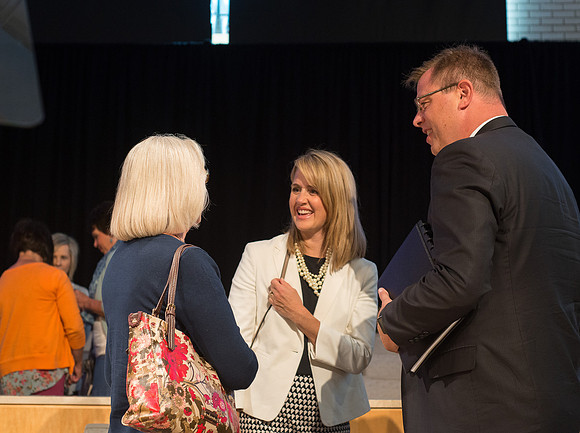 BYU-Idaho Education Week: Strengthening individual and families through lifelong learning. Pres and Sis Gilbert
