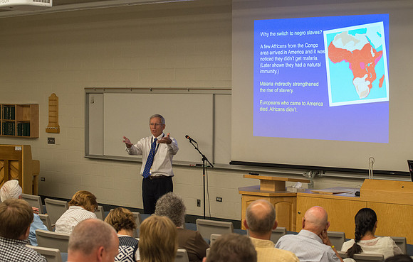 BYU-Idaho Education Week: Strengthening individual and families through lifelong learning. Rick Davis taught:The Columbian Exchange America before and after Columbus.