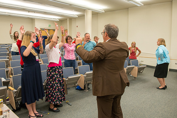 BYU-Idaho Education Week: Strengthening individual and families through lifelong learning. Daris And Donna Howard teach Idaeas for Teaching Primary Children Music.
