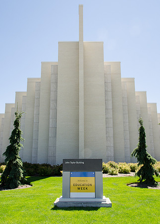 BYU-Idaho Education Week: Strengthening individual and families through lifelong learning. John Taylor Building