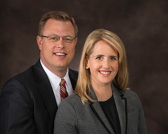 President Clark G. Gilbert and His wife Christine. The 16th President of Brigham Young University-Idaho.