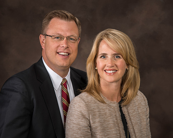 President Clark G. Gilbert and His wife Christine. The 16th President of Brigham Young University-Idaho.