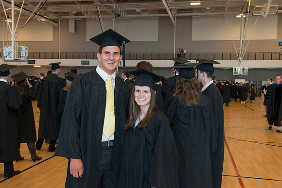 Graduates at BYU-Idaho Summer Graduation.