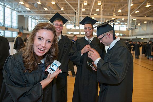 Graduates at BYU-Idaho Summer Graduation.