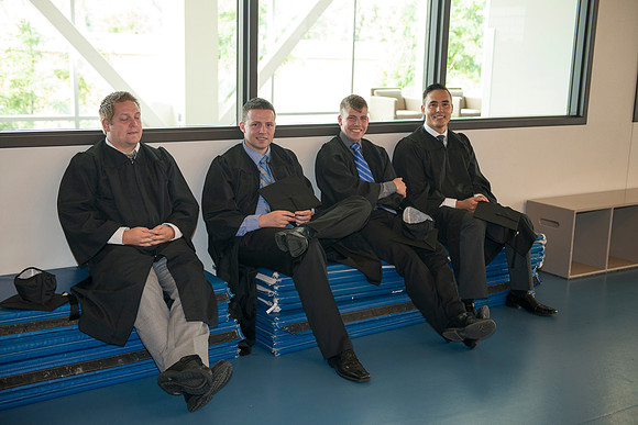 Graduates at BYU-Idaho Summer Graduation.