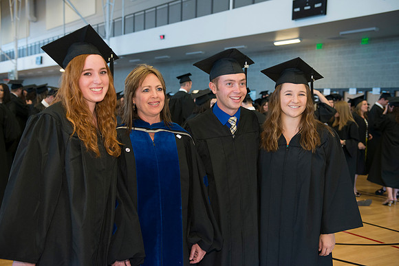 Graduates at BYU-Idaho Summer Graduation.