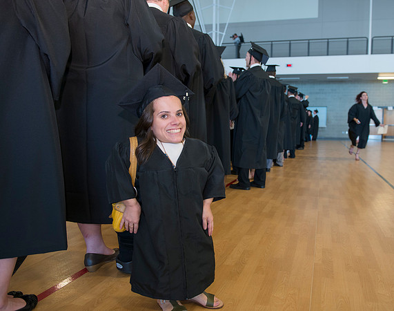 Processional before the start of Commencement.