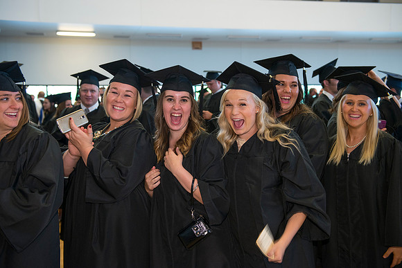Graduates at BYU-Idaho Summer Graduation.