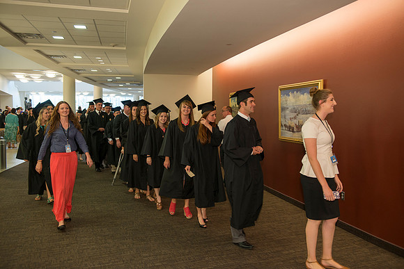 Graduates at BYU-Idaho Summer Graduation.