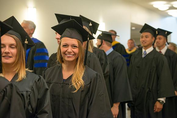Graduates at BYU-Idaho Summer Graduation.