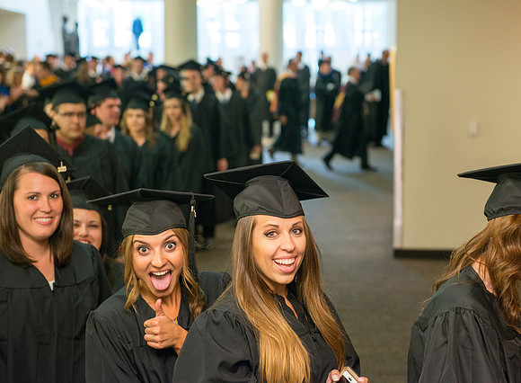 Graduates at BYU-Idaho Summer Graduation.