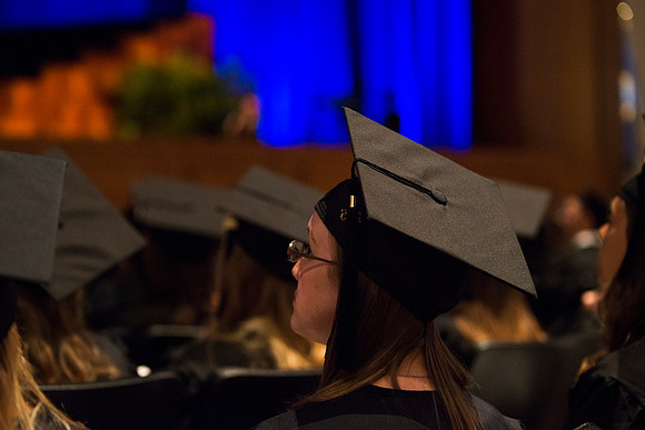 Graduates at BYU-Idaho Summer Graduation.