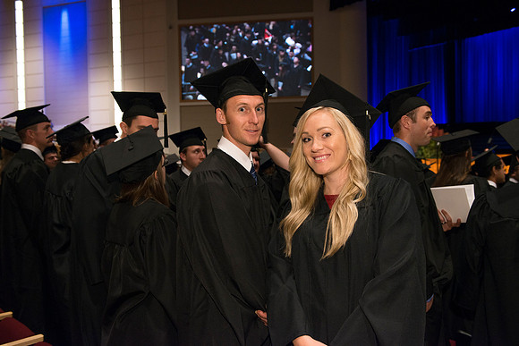 Graduates at BYU-Idaho Summer Graduation.